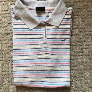Le Tigre fitted striped polo | size L